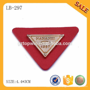 LB297 Tipo de couro auto adesivo patch de couro personalizado para vestuário / saco / sapato